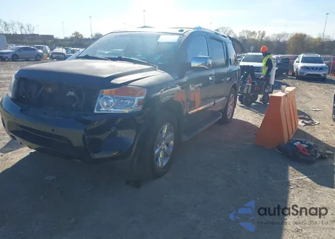 2010 Nissan Armada Platinum z USA, uszkodzony, nr VIN 5N1BA0NF4AN603388